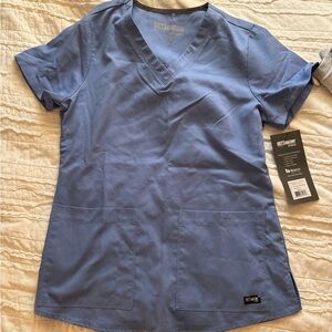 Grey's Anatomy Blue Scrub Top